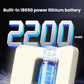 Foldable solar lantern with 18650 battery compartment window on front