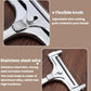 Adjustable thickness cheese slicer with flexible knob for wire cutting control