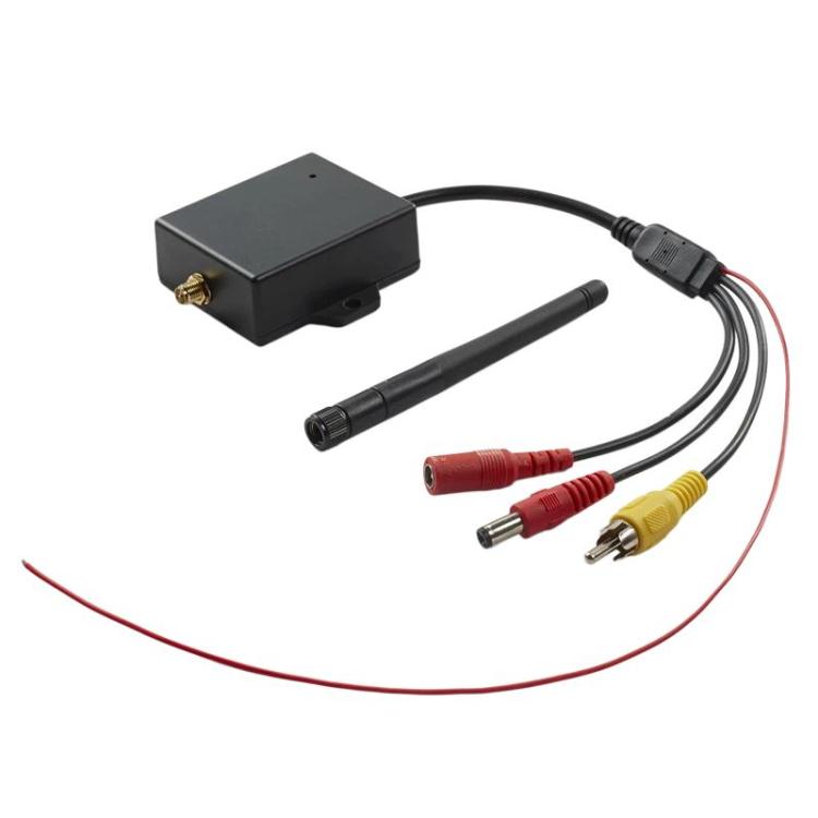 Wireless WiFi transmitter module with antenna and RCA lead cables