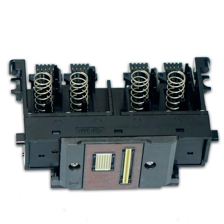 Printer printhead replacement module with four coil springs and ribbon contacts