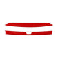 Red carbon-fiber navigation panel trim sticker set, two-piece design