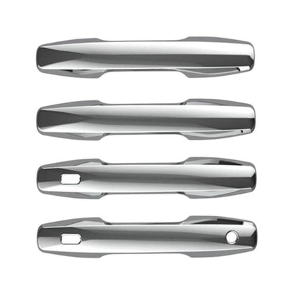 Mirror-finish door handle protective covers, 4-piece set for RAV4/Wildlander