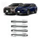 Chrome mirror door handle protective covers, 4-piece set for RAV4/Wildlander