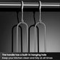 Stainless steel corer tool with built-in hanging loops on the handle ends