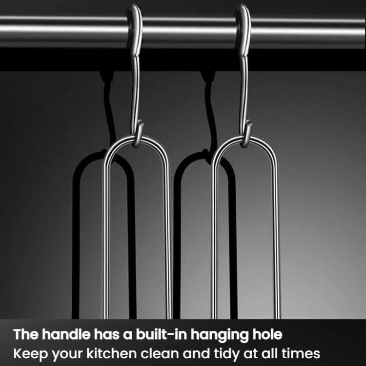 Stainless steel corer tool with built-in hanging loops on the handle ends