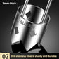 Stainless steel corer head close-up, labeled SUS304 with 1mm thick blade area