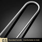 Stainless steel corer handles with smooth rounded design for comfortable grip