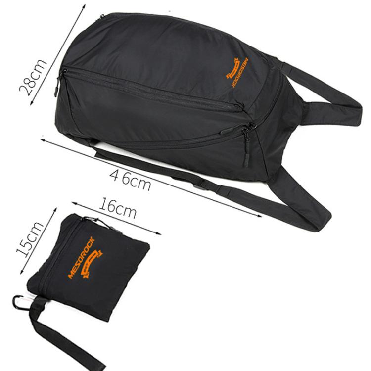 Black waterproof motorcycle helmet backpack with shoulder straps and included storage pouch