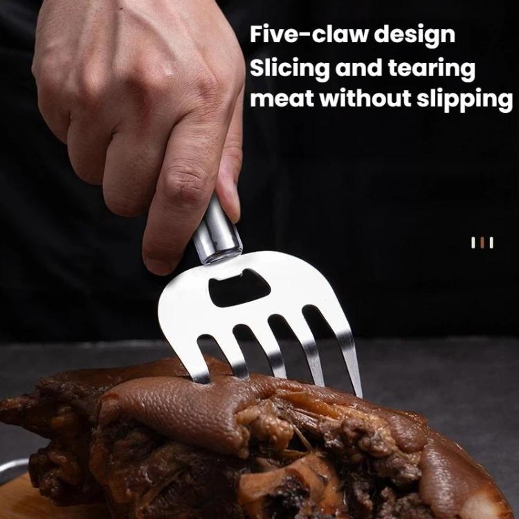 All-steel five-claw bear claw meat shredder for slicing and tearing meat safely