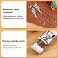 Multi-function can opener with stainless steel body and thickened clip teeth