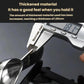Black and silver coffee measuring spoon with thickness gauge measuring spoon edge
