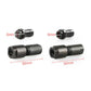 Black metal grinder chuck adapter sleeve, 3mm/6mm fit, about 50mm length