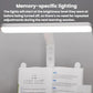 Adjustable LED desk lamp with overhead light bar and central vertical control post