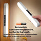 White cordless-style desk lamp light bar with touchscreen controls and hook mount