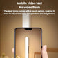 White under-cabinet LED lamp with touch switch interface on light bar