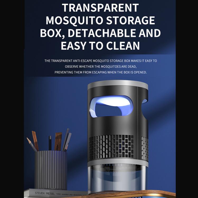 Transparent mosquito storage box attached to mosquito killer unit for easy cleaning