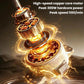Electric grill cleaner motor illustration with high-speed copper core and sparks
