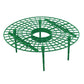 Green circular grid fruit cradle with central hole and three long legs