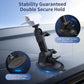 Adjustable angle dashboard mount with suction base and locking knob for mini device