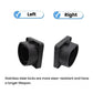 Type 2 EV charging head holder bracket, left and right black charging ports