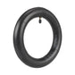 Black inner tube ring with straight valve stem, puncture-resistant style
