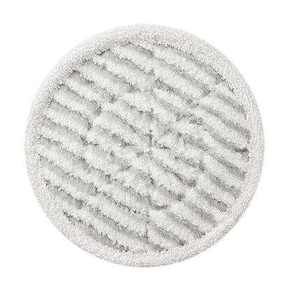 Gray horizontal stripe steam mop pad, circular microfiber replacement