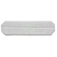 White microfiber mop refill pad, rectangular shape with soft, plush texture
