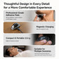 Adhesive electrode pads and magnetic charging dock with compact anti-snoring device