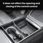 Center console storage box panel frame, silver-gray with two molded cup holders