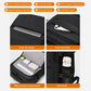 WEIXIRE B929 backpack interior organizer with laptop sleeve and front zip pockets.