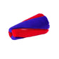 Soft roller brush insert, red center with blue fuzzy outer, plush roller