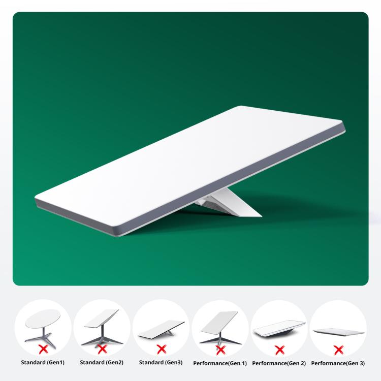 White suction mount base with angled arm