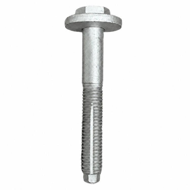 Metal rear tie rod bolt with hex flange head and fully threaded shaft.