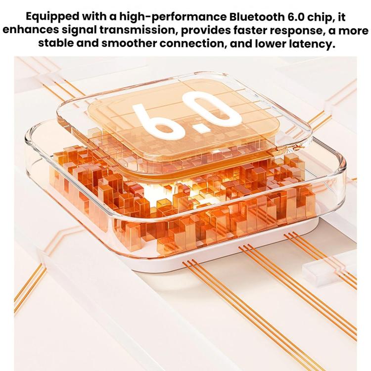 Bluetooth 6.0 chip module for wireless audio adapter in clear case