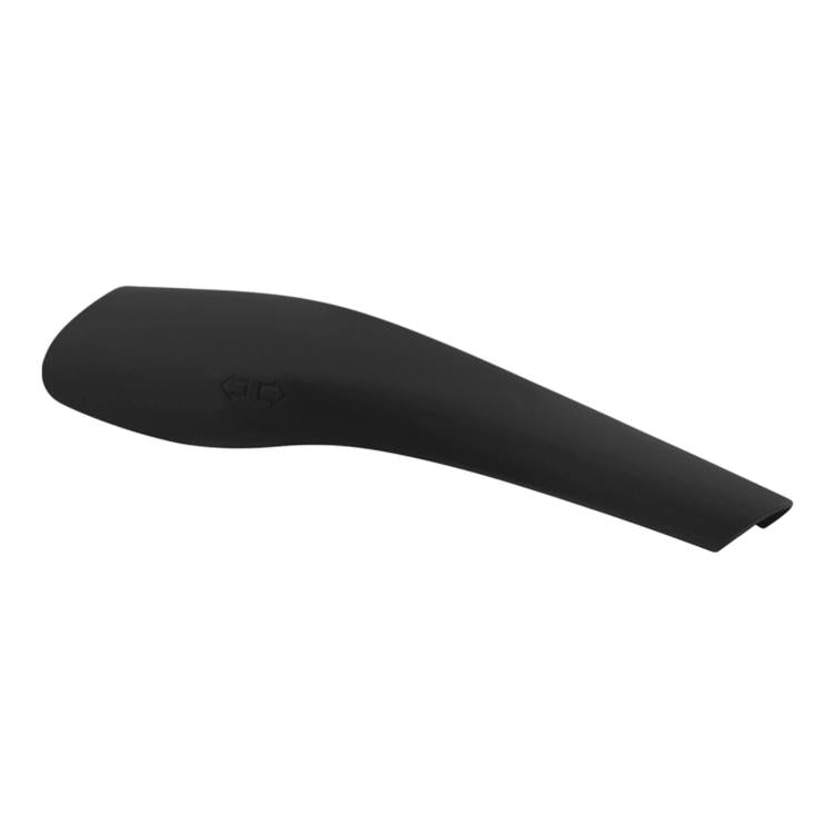 Steering column control stalk protective cover, matte black, contoured shape
