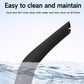 Matte black steering stalk protective cover with angled end