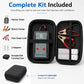 Fuel injector tester kit showing tester unit and accessories in a portable case