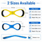 Figure-eight swimming arm corrector size diagram showing two loop sizes