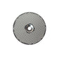 Stainless steel shower screen for espresso machine brew head, mesh disc with center hole