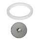 Espresso machine shower screen and silicone gasket set, mesh disc and white seal ring
