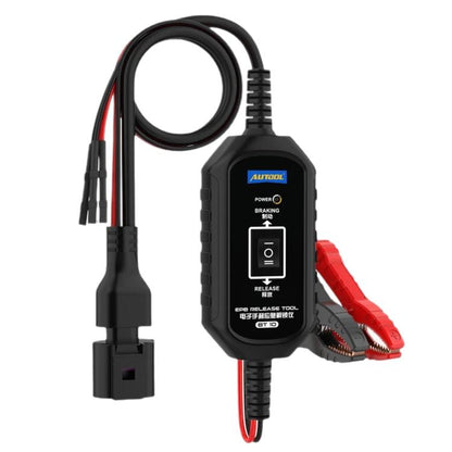 AUTOOL BT10 electronic handbrake release tool with power clamps and cable
