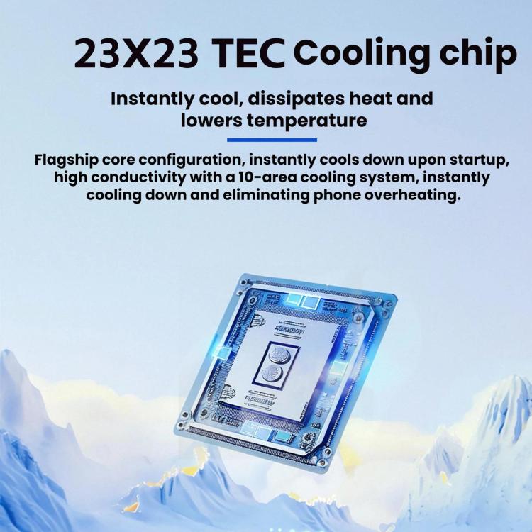 Motorcycle phone holder with built-in TEC cooling chip module