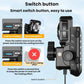 Motorcycle phone holder with switch button for cooling function control