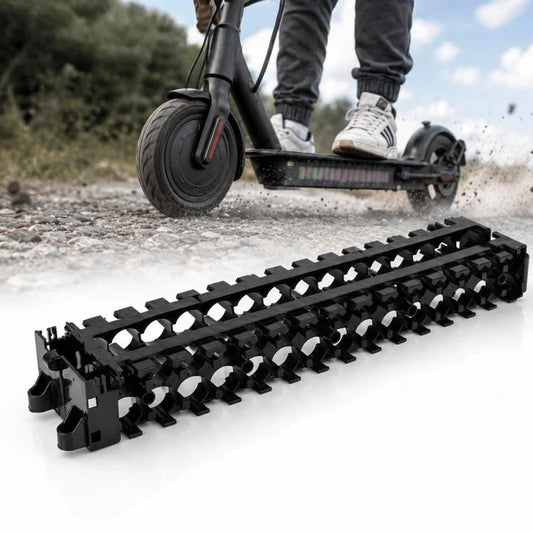 Black plastic battery cell holder spacer bracket for Xiaomi Mijia M365, long rail