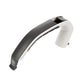 White and dark replacement vacuum cleaner handle for Karcher VC3 with molded grip and label