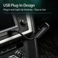 Black USB projector light with attached cable for plug-in use