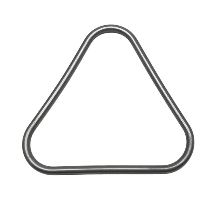 Triangular seal ring, dark gray triangular profile.