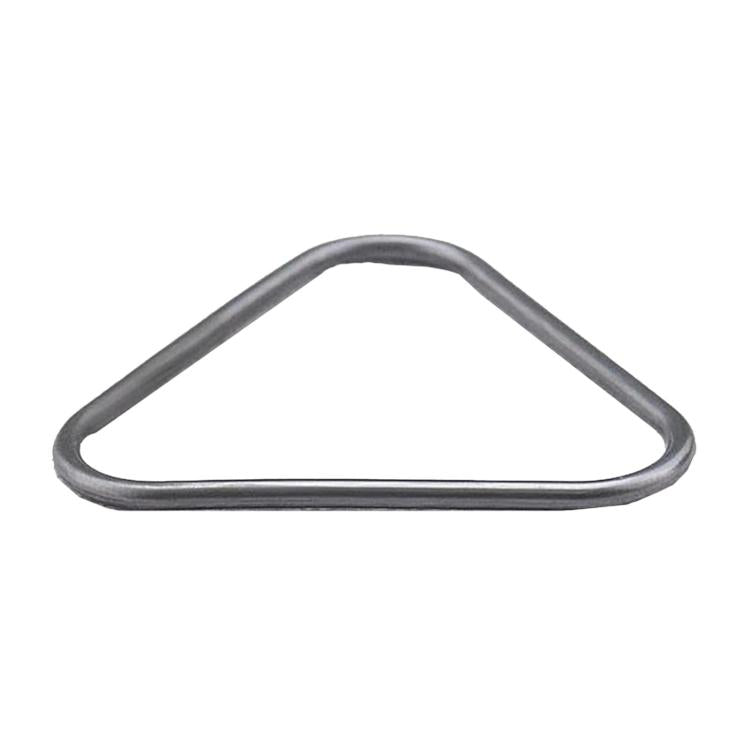 Triangular seal ring, dark gray, curved triangular shape.