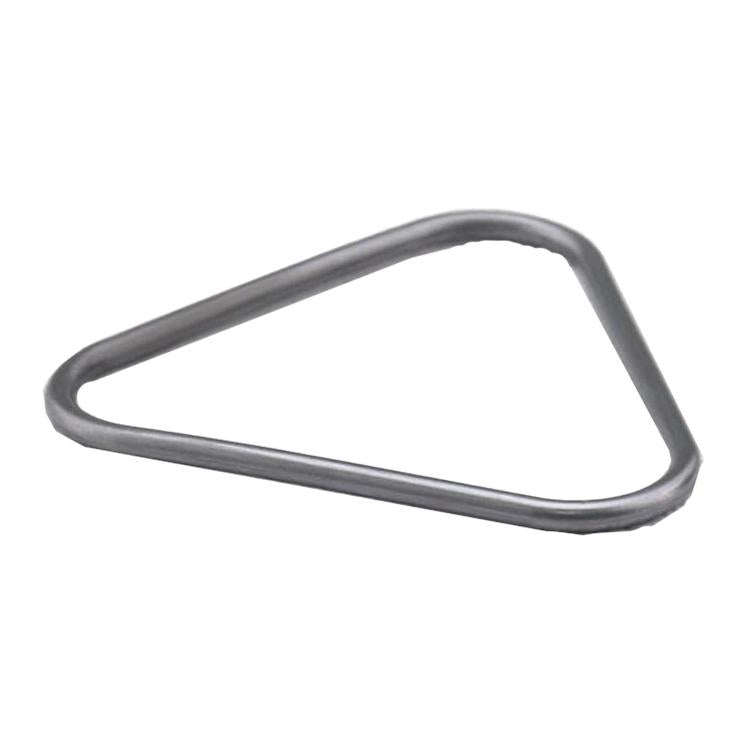 Triangular seal ring, dark gray, angled view of seal profile.