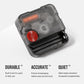 Clock movement unit with clear cover and red circular gear